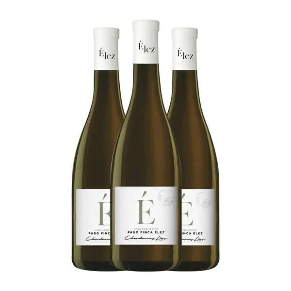 1080 Vinos en Altura Chardonnay Vino de Pago Finca Élez Sobre Lías 75 cl Vino Blanco (Caja de 3 unidades)