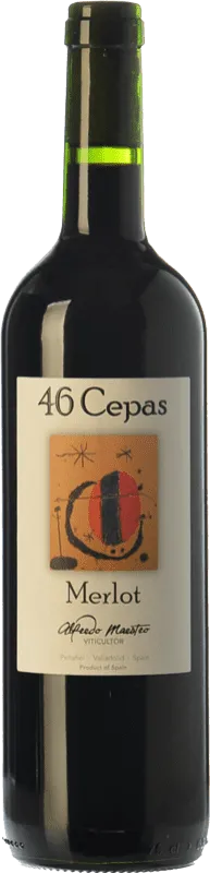 Maestro Tejero 46 Cepas Merlot Vino de la Tierra de Castilla y León Joven 75 cl.