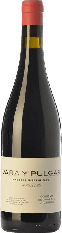 Vinos del Atlántico Vara y Pulgar Tintilla Vino de la Tierra de Cádiz Crianza 75 cl.