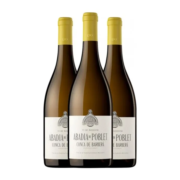 Abadia de Poblet Conca de Barberà 75 cl Vino Blanco (Caja de 3 unidades)