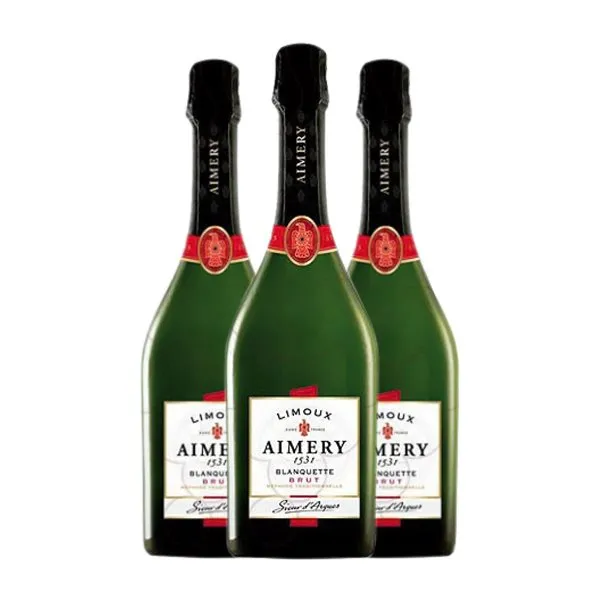 Aimery Mauzac Brut Blanquette de Limoux Reserva 75 cl Espumoso Blanco (Caja de 3 unidades)
