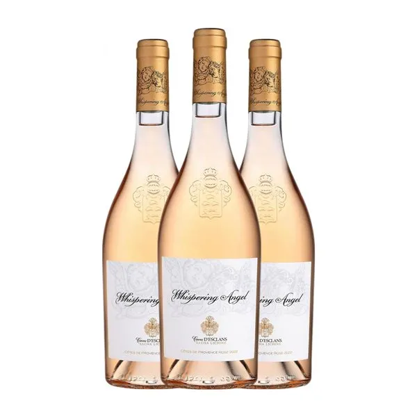 Château d'Esclans Whispering Angel Côtes de Provence Joven 75 cl Vino Rosado (Caja de 3 unidades)