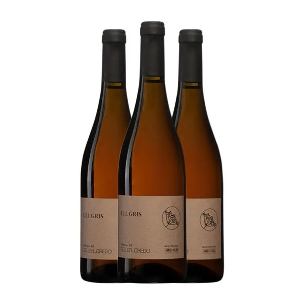 Credo Ull Gris Tempranillo Penedès Eco — Ecológico 75 cl Vino Rosado (Caja de 3 unidades)