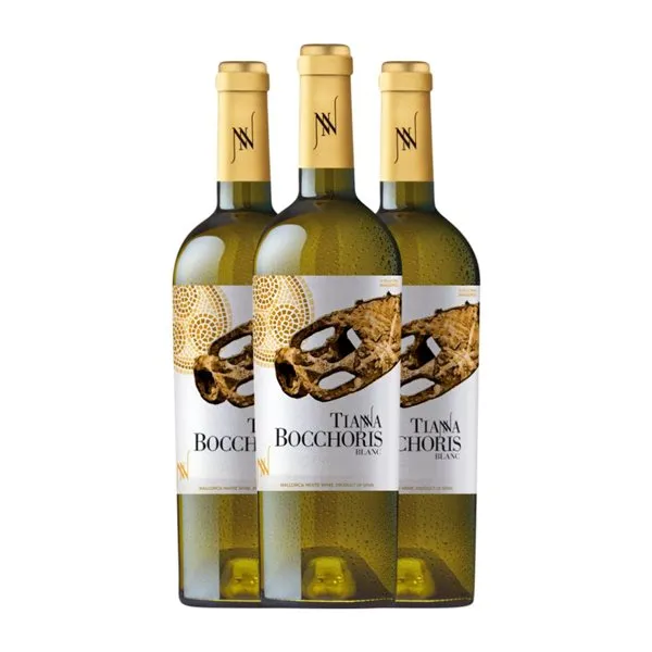 Tianna Negre Bocchoris Vi de la Terra de Mallorca Crianza 75 cl Vino Blanco (Caja de 3 unidades)