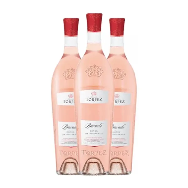 Torpez Saint-Tropez Bravade Côtes de Provence Joven 75 cl Vino Rosado (Caja de 3 unidades)