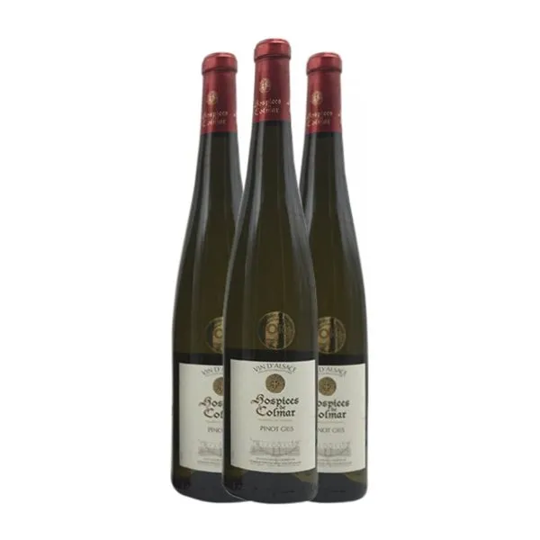 Ville de Colmar Hospices de Colmar Pinot Gris Alsace Crianza 75 cl Vino Blanco (Caja de 3 unidades)