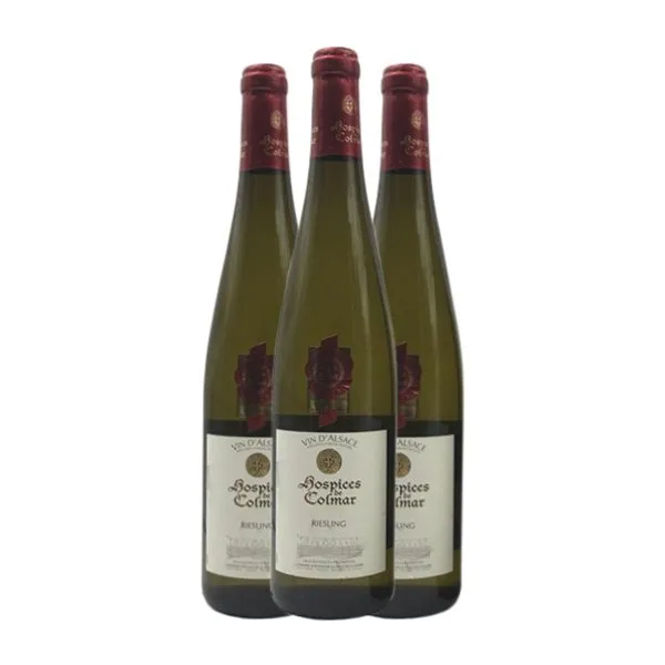 Ville de Colmar Hospices de Colmar Riesling Alsace Crianza 75 cl Vino Blanco (Caja de 3 unidades)
