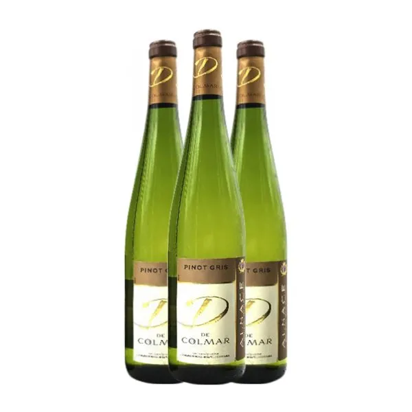 Ville de Colmar Pinot Gris Alsace Joven 75 cl Vino Blanco (Caja de 3 unidades)
