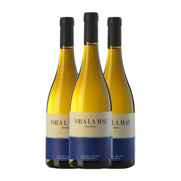 Wineissocial Vora la Mar Xarel·lo Alella Eco — Ecológico 75 cl Vino Blanco (Caja de 3 unidades)