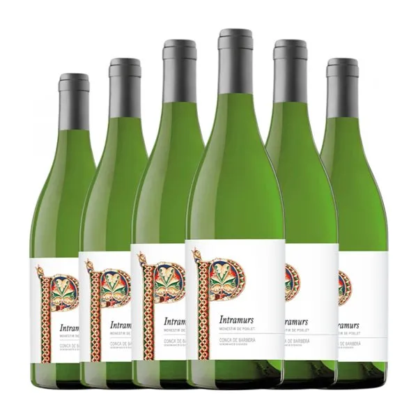 Abadia de Poblet Intramurs Chardonnay Conca de Barberà 75 cl Vino Blanco (Caja de 6 unidades)