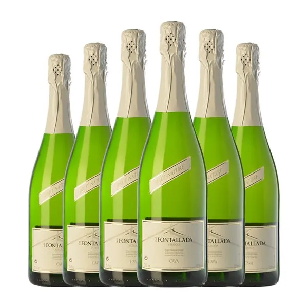 Alsina Mas Fontallada Brut Nature Cava Joven 75 cl Espumoso Blanco (Caja de 6 unidades)