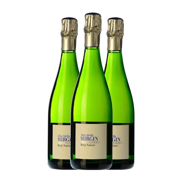 Alta Alella AA Mirgin Brut Nature Cava Gran Reserva Eco — Ecológico 75 cl Espumoso Blanco (Caja de 3 unidades)