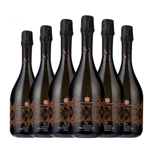Anno Domini Seco Prosecco Bio — Biológico 75 cl Espumoso Blanco (Caja de 6 unidades)