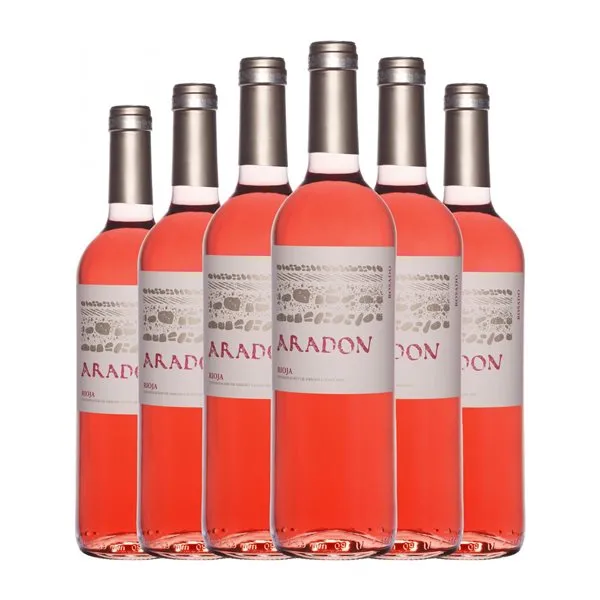 Aradón Garnacha Rioja Joven 75 cl Vino Rosado (Caja de 6 unidades)