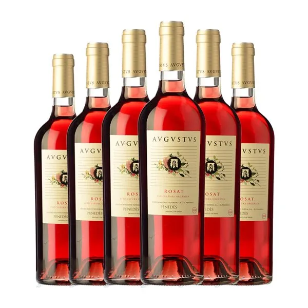 Augustus Forum Penedès Eco — Ecológico 75 cl Vino Rosado (Caja de 6 unidades)