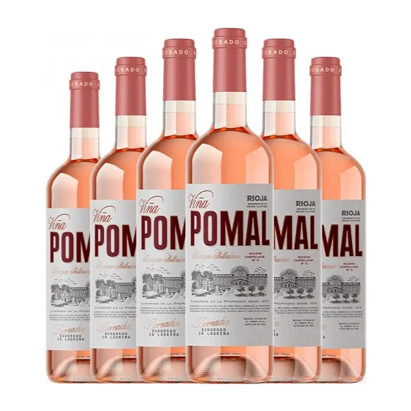 Bodegas Bilbaínas Viña Pomal Rioja 75 cl Vino Rosado (Caja de 6 unidades)