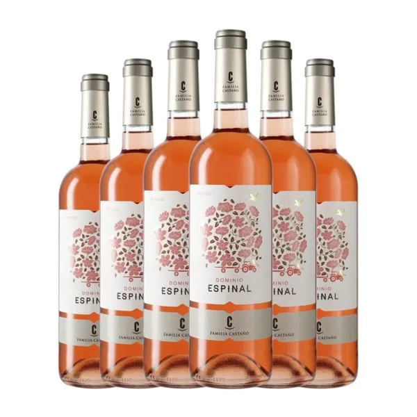 Castaño Dominio de Espinal Monastrell Yecla Joven 75 cl Vino Rosado (Caja de 6 unidades)
