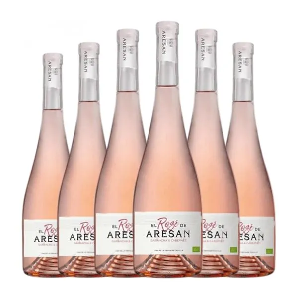 Castillo de Aresan Vino de la Tierra de Castilla Rosé — Rosado Joven 75 cl Vino Rosado (Caja de 6 unidades)
