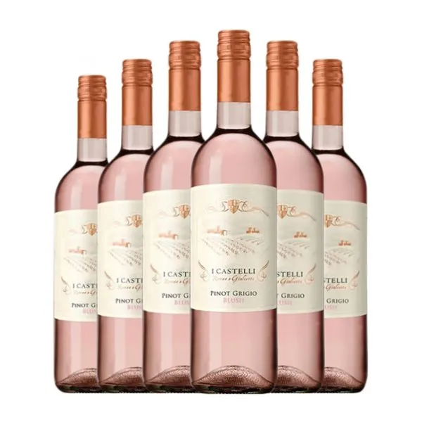 Cielo e Terra I Castelli Pinot Gris Italia Joven 75 cl Vino Rosado (Caja de 6 unidades)