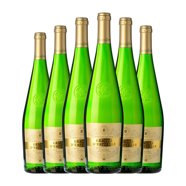 Juvé y Camps Ermita d'Espiells Penedès Eco — Ecológico 75 cl Vino Blanco (Caja de 6 unidades)