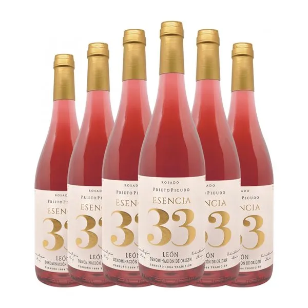 Meoriga Esencia 33 Prieto Picudo León 75 cl Vino Rosado (Caja de 6 unidades)