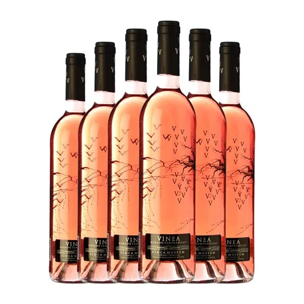 Museum Vinea Tempranillo Cigales 75 cl Vino Rosado (Caja de 6 unidades)
