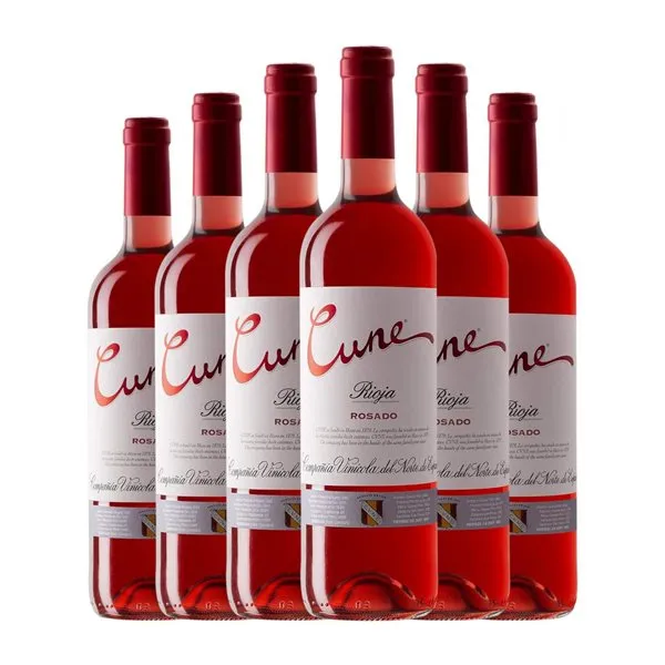 Norte de España - CVNE Cune Tempranillo Rioja Joven 75 cl Vino Rosado (Caja de 6 unidades)