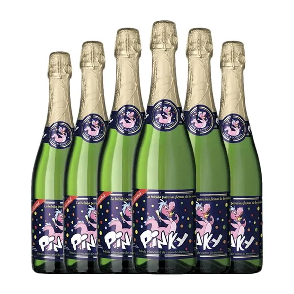 Pinky 75 cl Sin Alcohol Vino Rosado (Caja de 6 unidades)