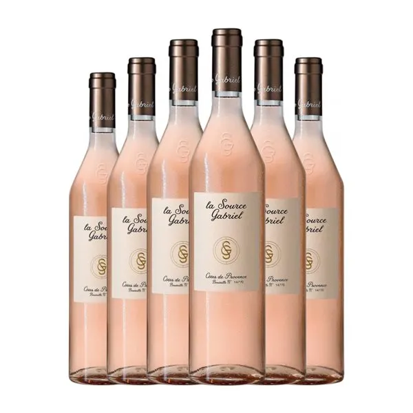 Regine Sumeire La Source Gabriel Francia Joven 75 cl Vino Rosado (Caja de 6 unidades)