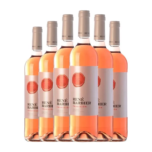 René Barbier Catalunya Tradicional Joven 75 cl Vino Rosado (Caja de 6 unidades)