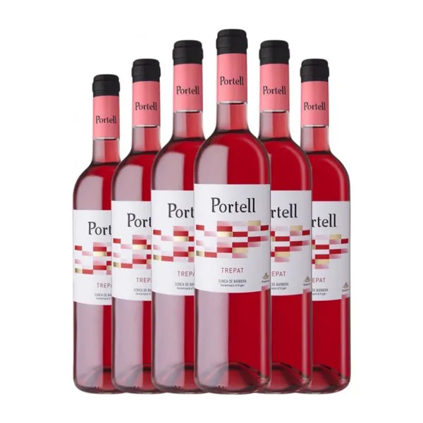Sarral Portell Trepat Conca de Barberà Joven 75 cl Vino Rosado (Caja de 6 unidades)