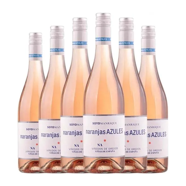 Soto y Manrique Naranjas Azules Garnacha Cebreros Joven 75 cl Vino Rosado (Caja de 6 unidades)