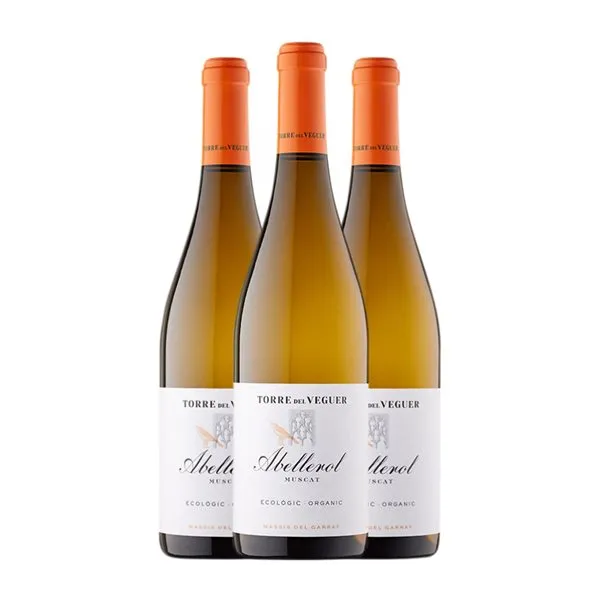 Torre del Veguer Abellerol Moscatel Penedès Eco — Ecológico 75 cl Vino Blanco (Caja de 3 unidades)