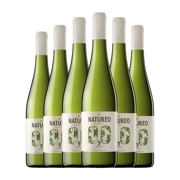 Torres Natureo Muscat Moscato Penedès 75 cl 0.0 Cero Cero Sin Alcohol Vino Blanco (Caja de 6 unidades)