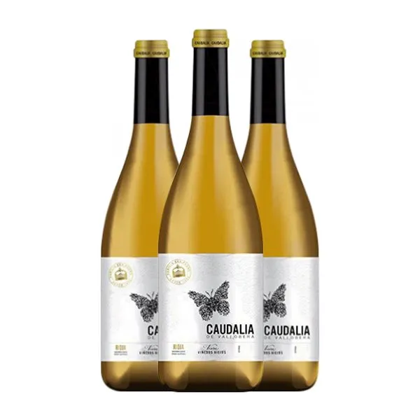 Vallobera Caudalia Macabeo Rioja Joven 75 cl Vino Blanco (Caja de 3 unidades)