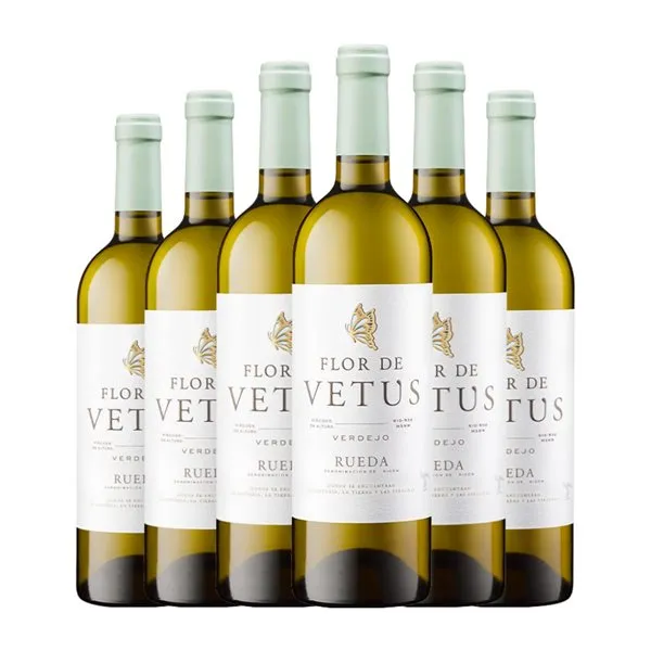Vetus Flor de Vetus Verdejo Rueda 75 cl Vino Blanco (Caja de 6 unidades)