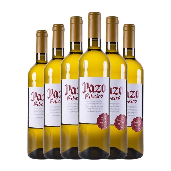 Viña Costeira Pazo Ribeiro Joven 75 cl Vino Blanco (Caja de 6 unidades)