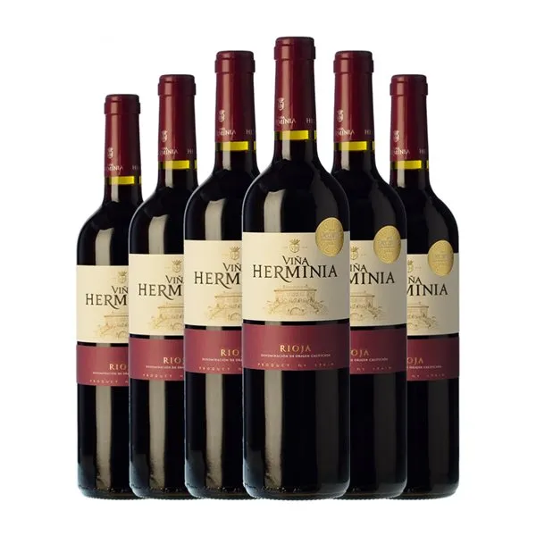 Viña Herminia Rioja Crianza 75 cl Vino Tinto (Caja de 6 unidades)