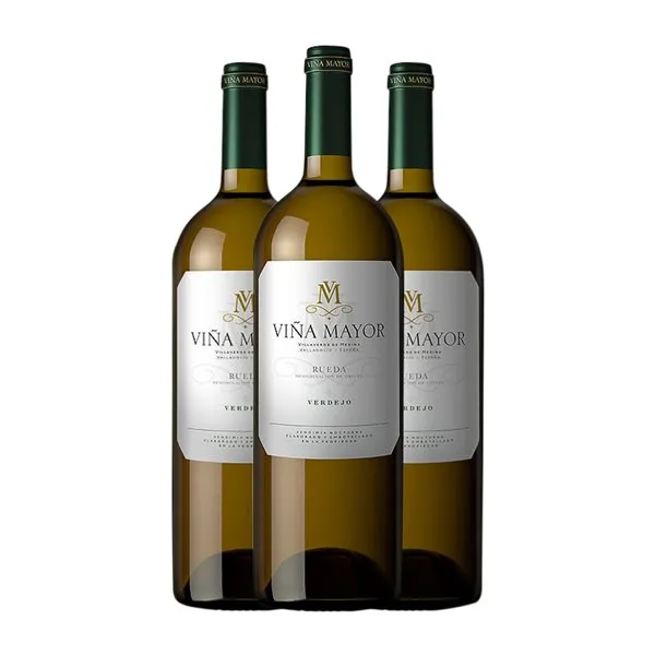 Viña Mayor Verdejo Rueda Botella Magnum 1,5 L Vino Blanco (Caja de 3 unidades)