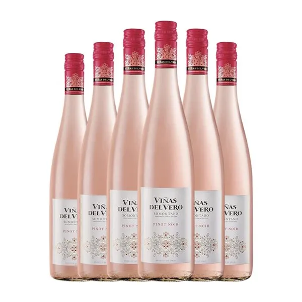 Viñas del Vero Pinot Negro Somontano 75 cl Vino Rosado (Caja de 6 unidades)
