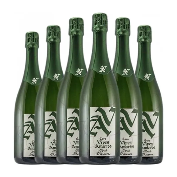 Vives Ambròs Brut Cava Reserva 75 cl Espumoso Blanco (Caja de 6 unidades)