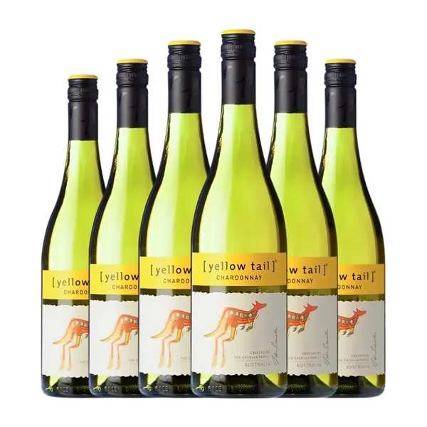 Yellow Tail Chardonnay Joven 75 cl Vino Blanco (Caja de 6 unidades)