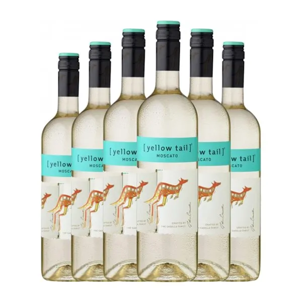 Yellow Tail Moscato Joven 75 cl Vino Blanco (Caja de 6 unidades)