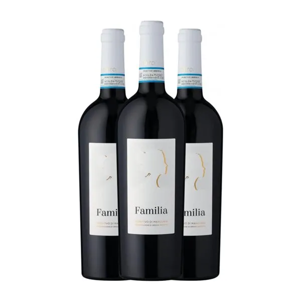 a6mani Familiae Primitivo Primitivo di Manduria 75 cl Vino Tinto (Caja de 3 unidades)