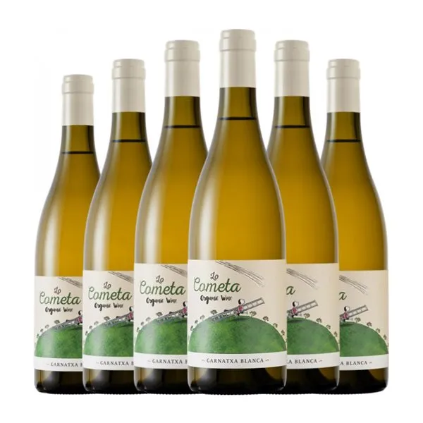 Abanico Lo Cometa Garnacha Terra Alta 75 cl Vino Blanco (Caja de 6 unidades)