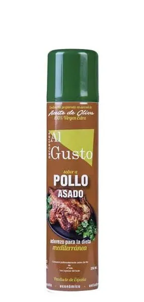 'Aceite de Oliva Virgen Extra con Sabor Pollo Asado - Aerosoles al Gusto'