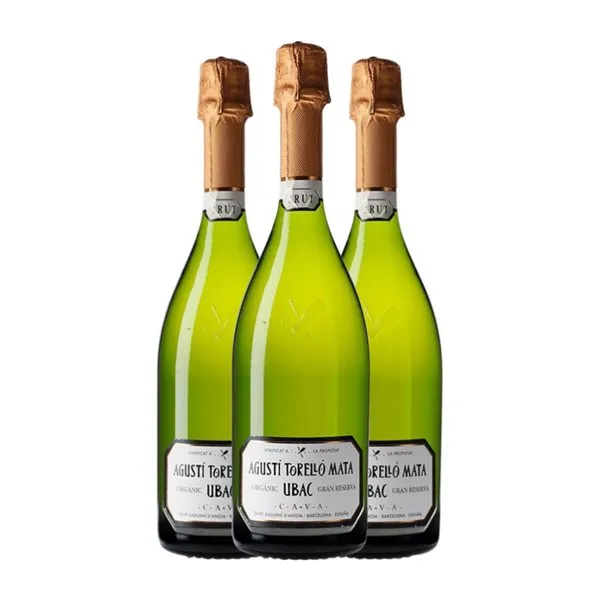 Agustí Torelló Ubac Cava Gran Reserva 75 cl Espumoso Blanco (Caja de 3 unidades)