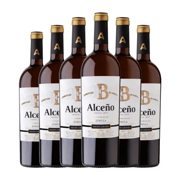 Alceño Sauvignon Jumilla Fermentado en Barrica 75 cl Vino Blanco (Caja de 6 unidades)