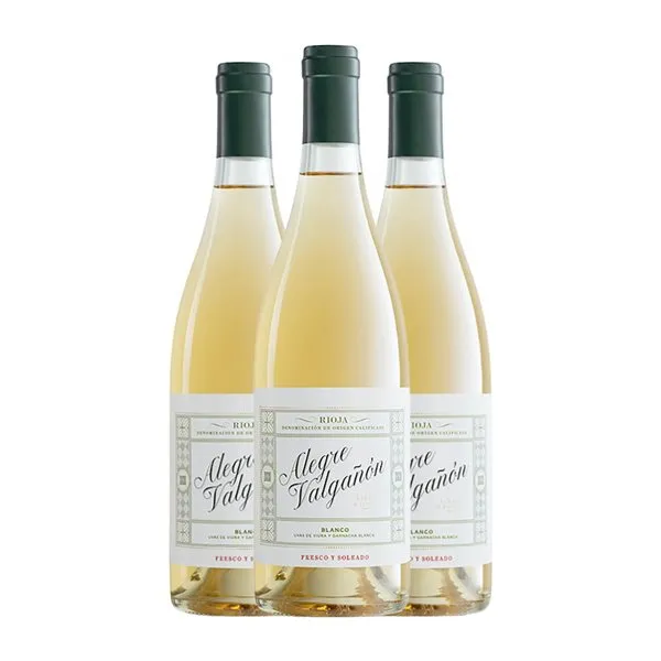 Alegre Valgañón Rioja Crianza 75 cl Vino Blanco (Caja de 3 unidades)