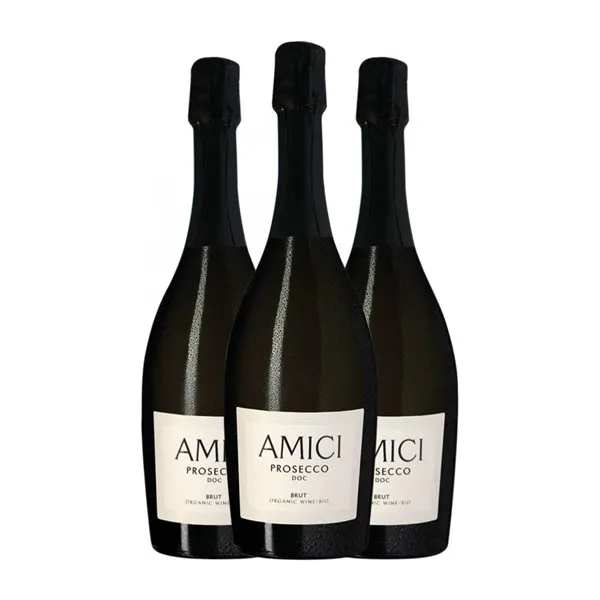 Amici Prosecco Brut Prosecco 75 cl Espumoso Blanco (Caja de 3 unidades)
